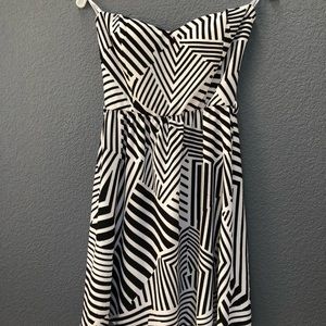 Black and white dress